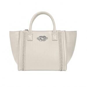 NEW BRIGHTON women's flemming herringbone tote bag in white